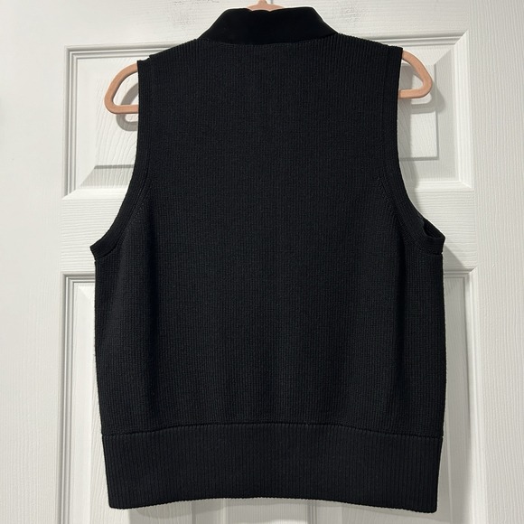 Athleta‎ Women's Medium Hanover Hybrid Vest Puffer Black Sport Casual Quilted - Picture 5 of 7